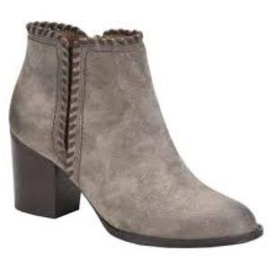 Wilton Pietra Gray/coffee Boots with Braided Detail